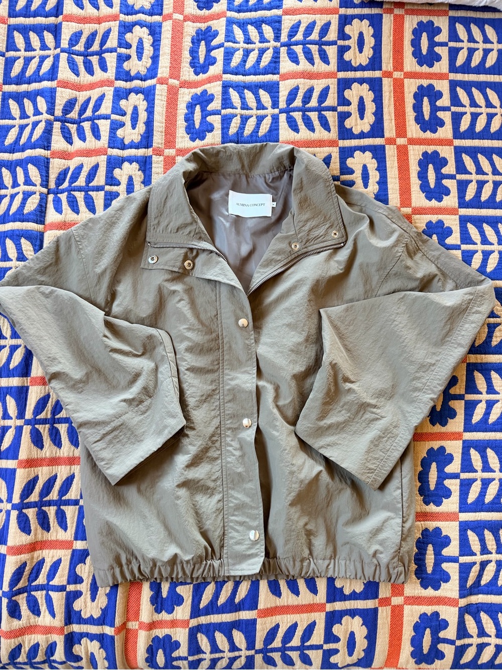 Almina Concept Khaki Women's Casual Jacket - Picture 4 of 6